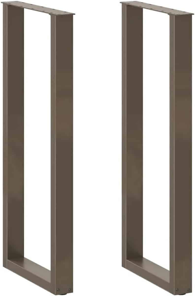 u vormige bartafel onderstel 50×110 111 cm staal
