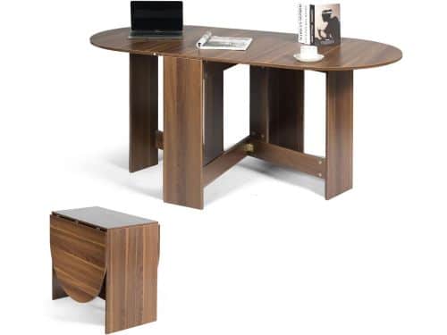 Uittrekbare ronde eettafel voor 4-7 personen - Multifunctionele klaptafel met