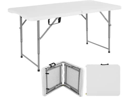Verstelbare klaptafel - Draagbare tafel - Feestelijke bijeenkomsten - Stevig