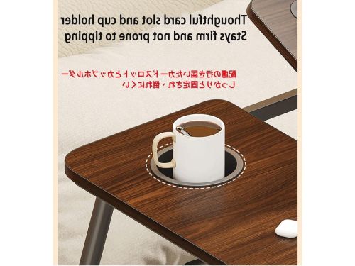 Verstelbare laptoptafel - Bedtafel Klaptafel - Comfortabel werken - Opvouwbaar