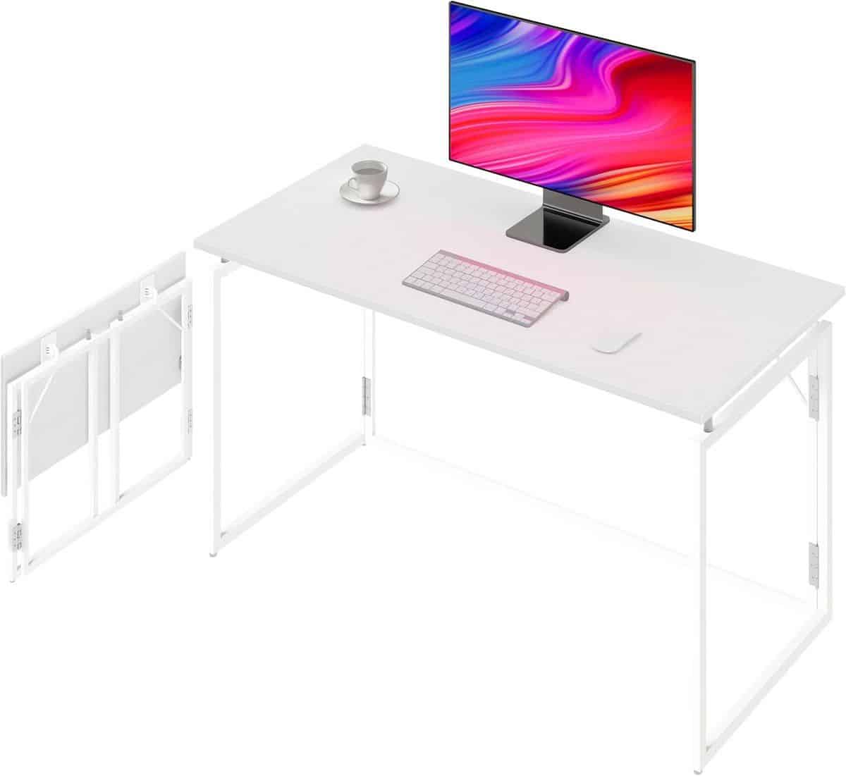 vouwbureau klaptafel werktafel kleine ruimte geen montage