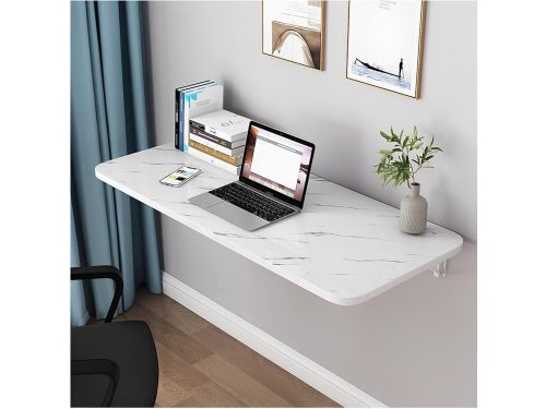 Wandbureau - Klaptafel - Ruimtebesparing - Opvouwbaar - 80 x