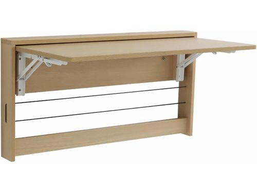 Wandbureau Opvouwbaar - Klaptafel Hout - Ruimte Besparen - Met