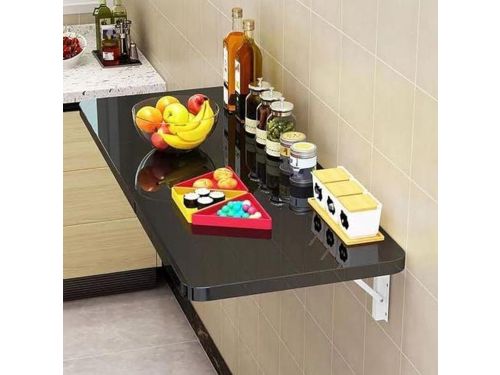 Wandgemonteerde Tafel - Klaptafel Opklapbaar - Ruimte Besparen - Sterke