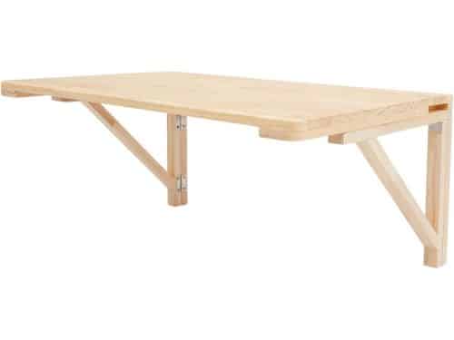 Wandklaptafel - Klaptafel Wandmontage - Ruimte Besparen - Stabiele Driehoekstructuur