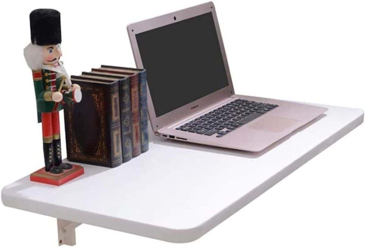 wandmontage klaptafel opklaptafel tafel ruimte besparen driehoekige