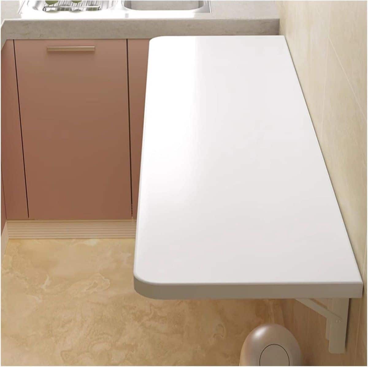 wandmontage tafel klaptafel opklapbaar ruimte besparen hoge