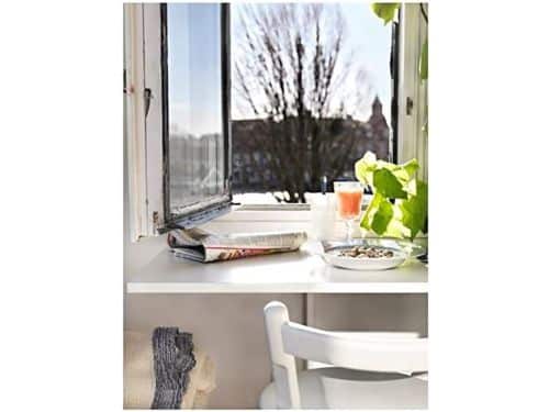 Wandtafel - Klaptafel - Ruimtebesparing - Duurzaam materiaal - 74x60