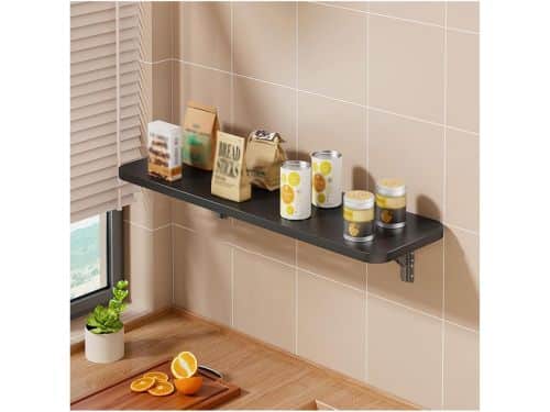 Wandtafel Opvouwbaar - Klaptafel Hout - Ruimte Besparen - Driehoekige