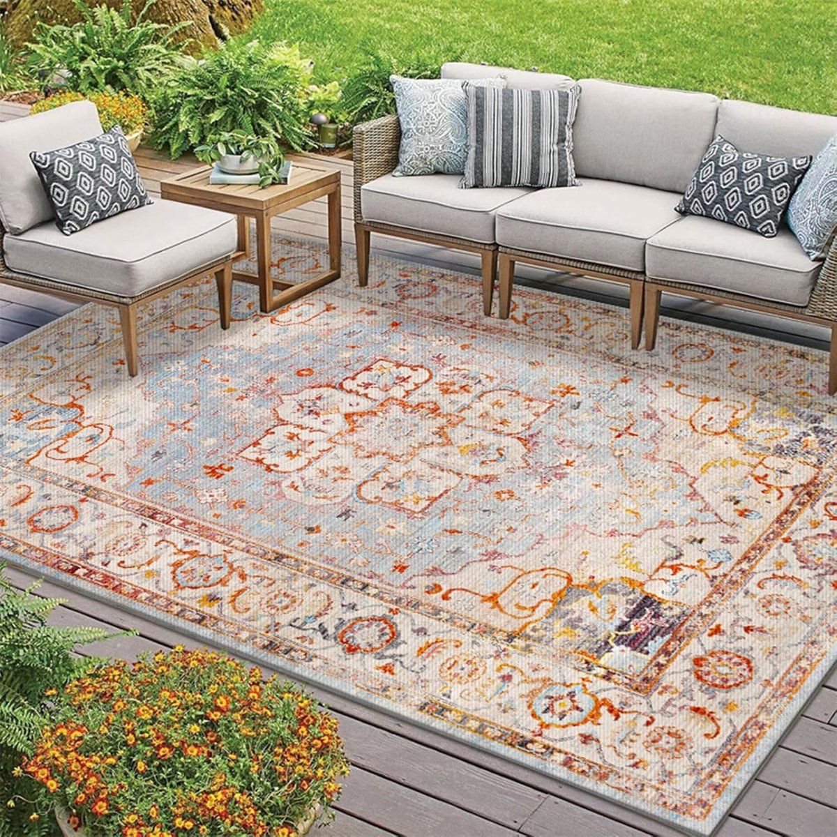 waterdicht buitentapijt tuinkleed buiten terras en tuin