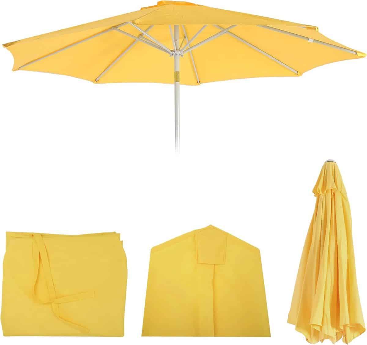 waterdichte parasolhoes met rits voor vrijdragende parasol 2