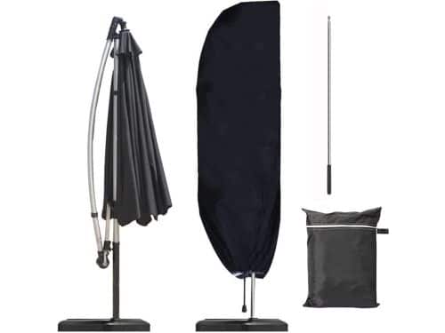 Waterdichte Parasolhoes met Telescoopstang - UV-Bestendig en Stofdicht, Ideaal voor