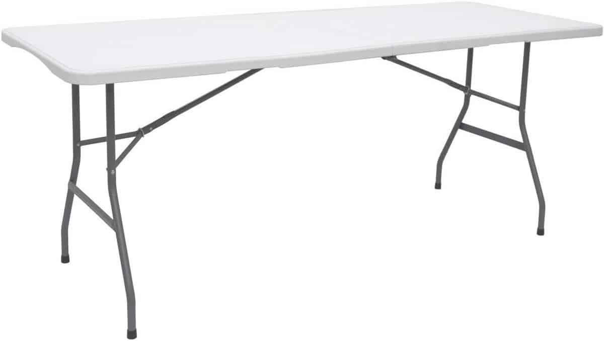 weerbestendige inklapbare tuintafel voor 6 personen 180 x 70