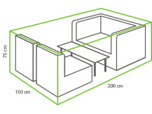 Winza loungeset beschermhoes 200 x 150 x 75
