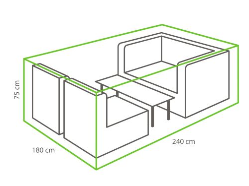 Winza loungeset beschermhoes 240 x 180 x 75
