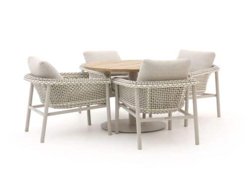 Zavelli Cuore ø 120cm dining tuinset 5-delig - Laagste prijsgarantie!