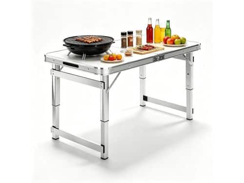 Zware klaptafel - Draagbare tafel - Kamperen en buiten