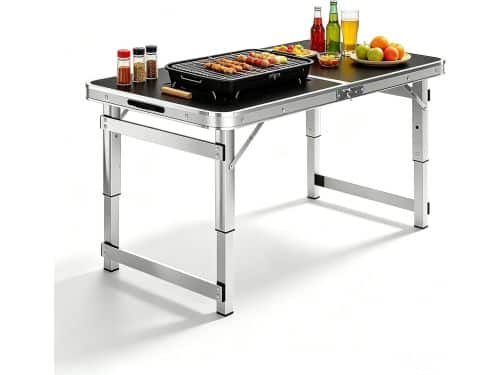 Zware klaptafel - Draagbare tafel - Kamperen en buiten
