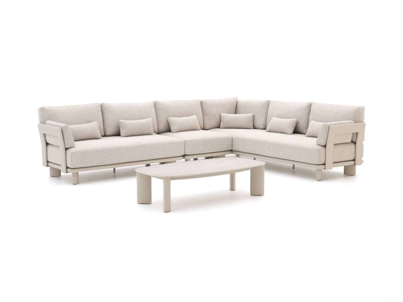 + 15% kassakorting | bellagio battuello hoek loungeset 4 delig laagste prijsgarantie!