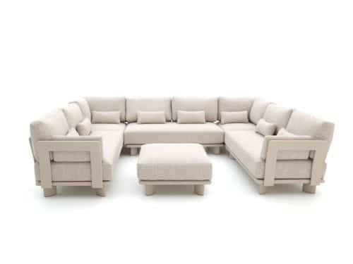 + 15% kassakorting | Bellagio Battuello hoek loungeset 6-delig - Laagste prijsgarantie!