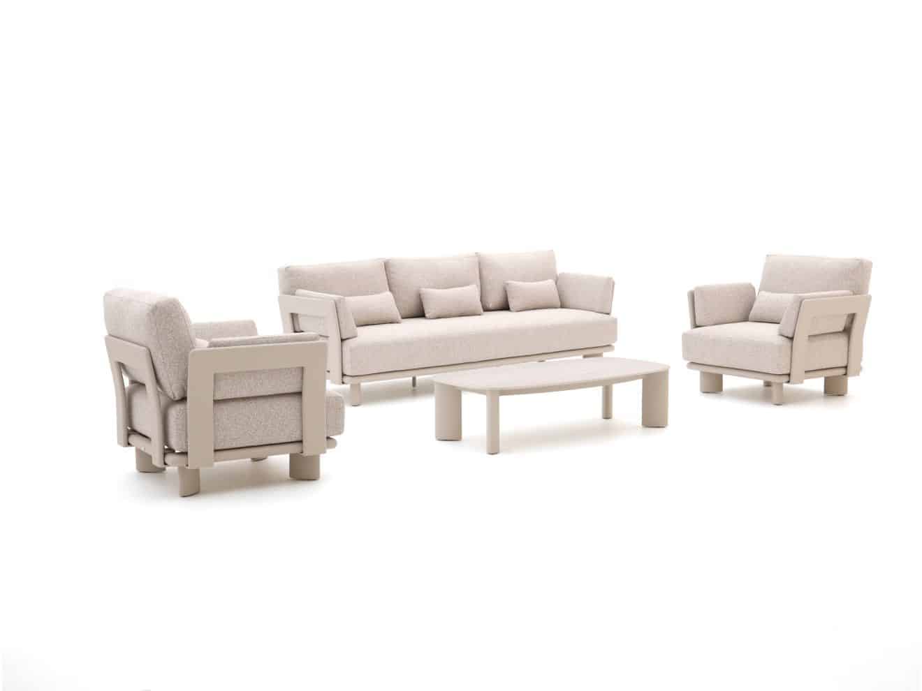 + 15% kassakorting | bellagio battuello stoel bank loungeset 4 delig laagste prijsgarantie!