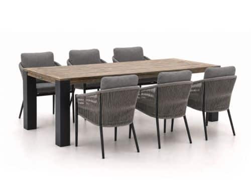 + 15% kassakorting | Bellagio Mineo/ROUGH-X 240cm dining tuinset 7-delig - Laagste prijsgarantie!