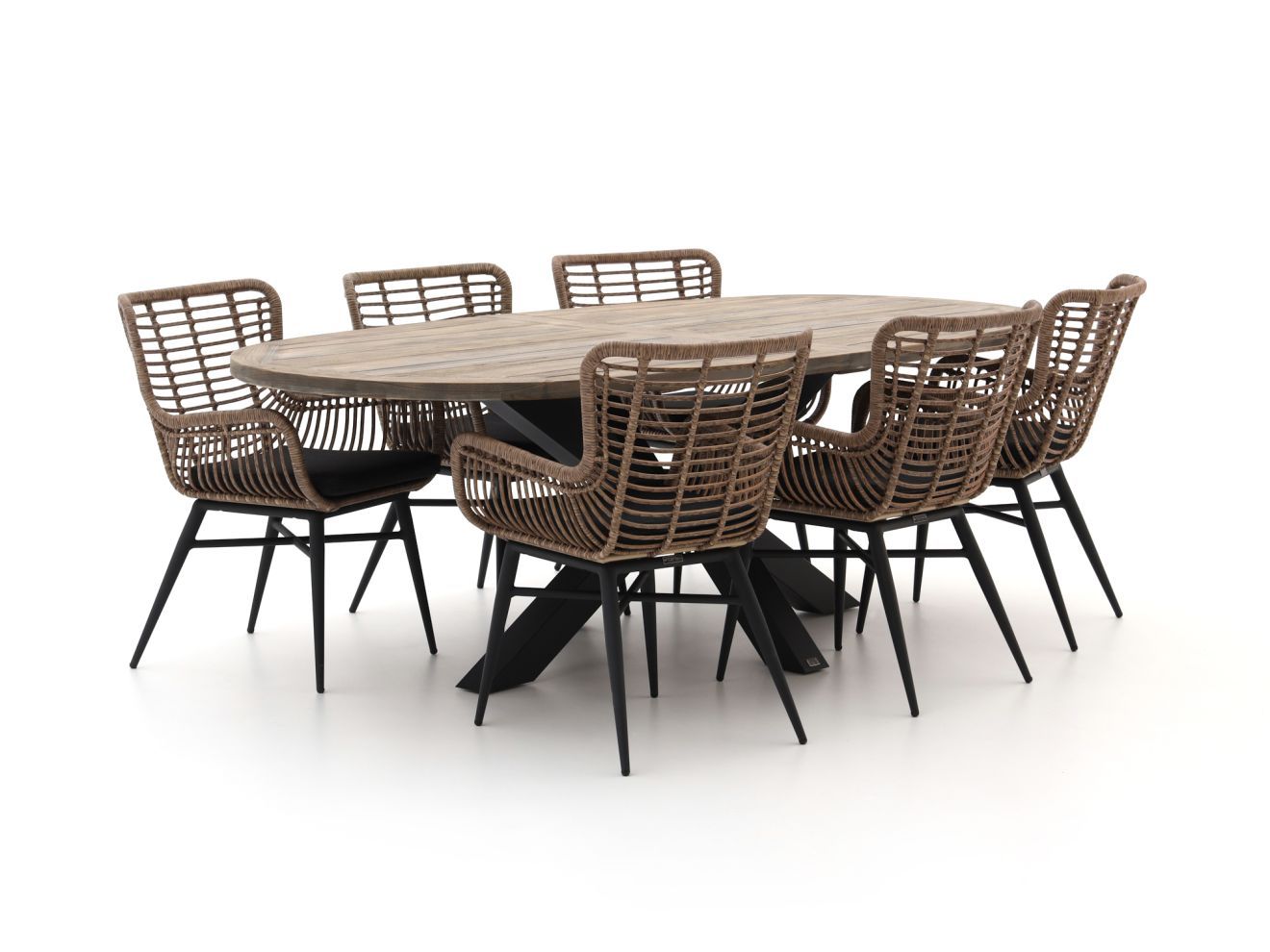 + 15% kassakorting | intenso asti/rough y ellips 240cm dining tuinset 7 delig laagste prijsgarantie!