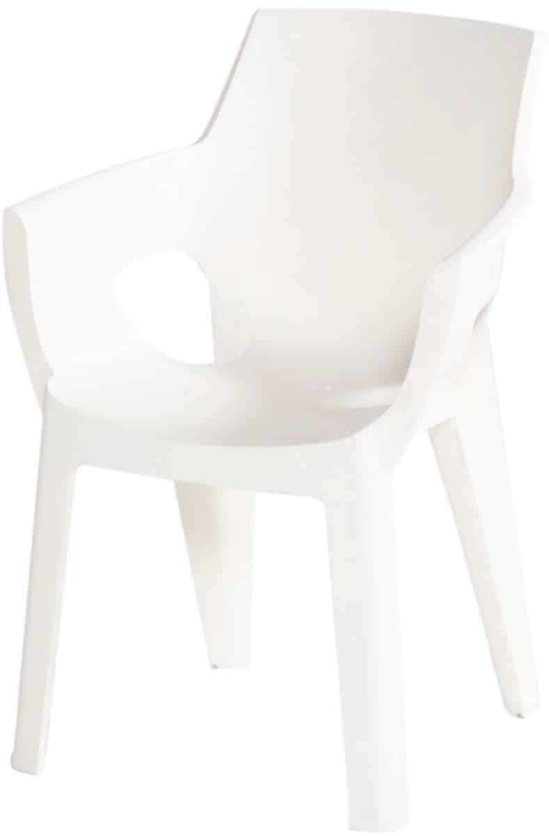 2 stuks hartman tuinstoelen stapelbaar ivy wit 85 cm