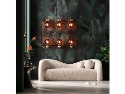 2-zitsbank Crème Melange Stoffen Sofa - Luxe Moderne Design Bank