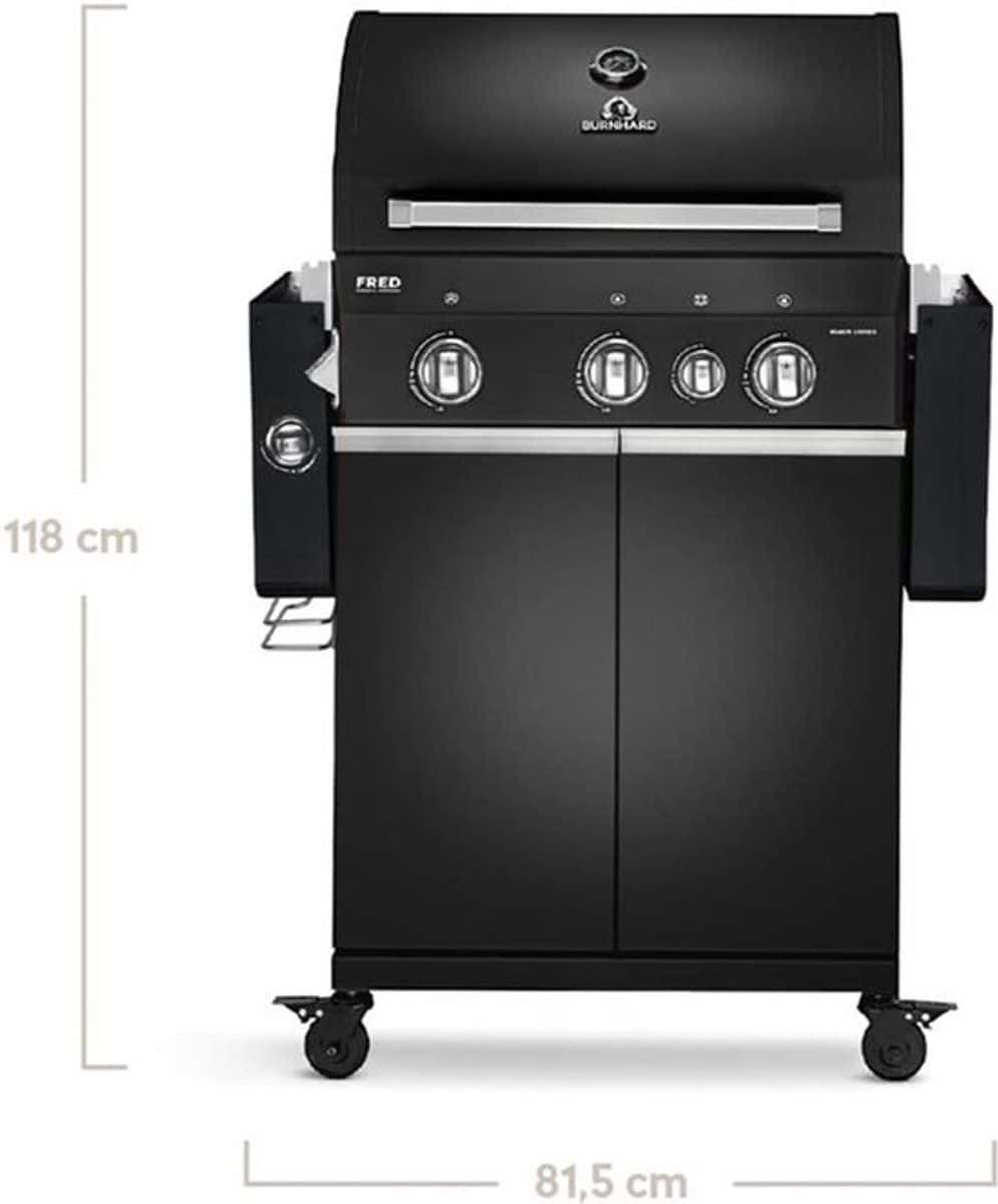 3 pits gasbarbecue gas grill barbecue buiten gaskooktoestel