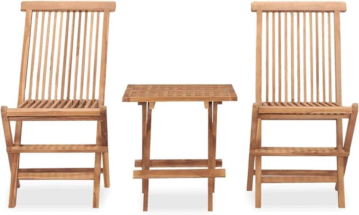 3 stuk opvouwbare tuin eetkamer set eetkamer tuinmeubilair patio set