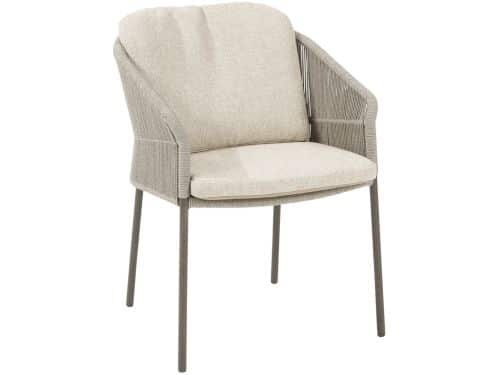 4 Seasons Florence dining chair terre with 2 cushions