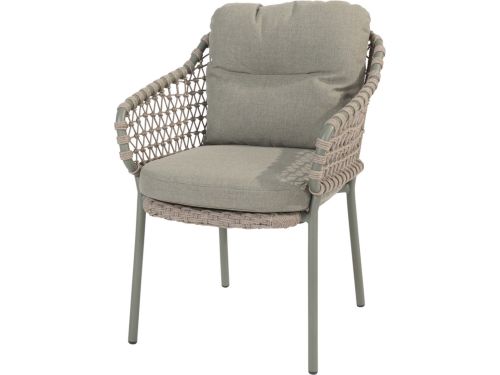 4 Seasons Jura stapelbare tuinstoel - Olive (1 stuk)