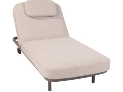 4 Seasons Milano sunbed terre with cushion and headrest