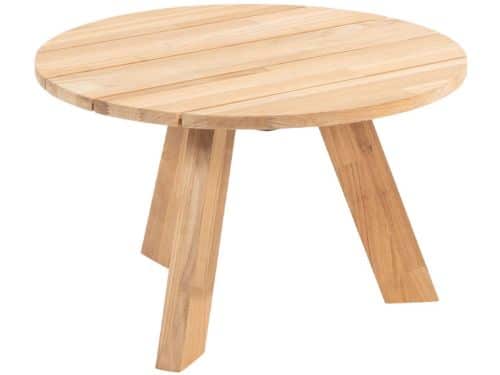 4 Seasons Outdoor Cosmic loungetafel Ø65 cm antractiet - teak