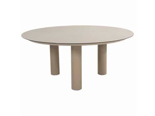 4 Seasons Outdoor Donato Low Diningtafel Latte - Ø160 cm