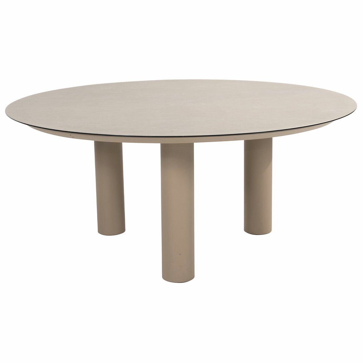 4 seasons outdoor donato low diningtafel latte Ø160 cm