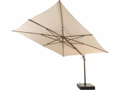 4 Seasons Outdoor Finca Zweefparasol 400x300 - Beach/Houtlook Frame