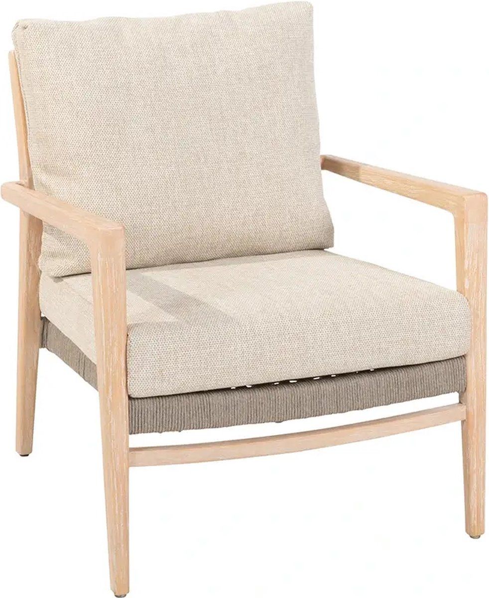 4 seasons outdoor julia low dining tuinstoel brushed teak