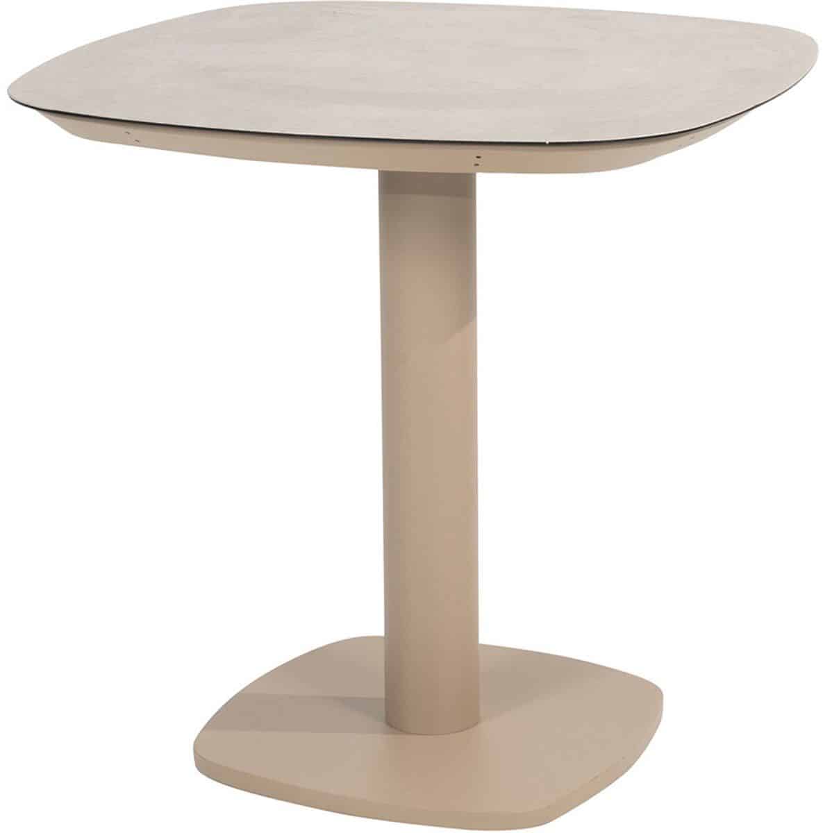 4 seasons outdoor manolo diningtafel latte 75×75 cm
