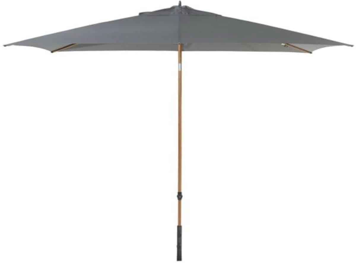 4 seasons outdoor parasol azzurro 300cm charcoal