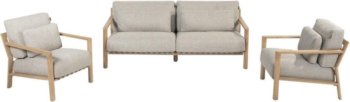 4 seasons outdoor sofaset lucas 3 delig teak