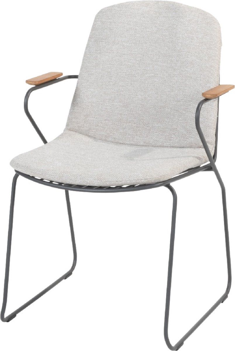 4 seasons outdoor veneto stapelbare tuinstoel antraciet