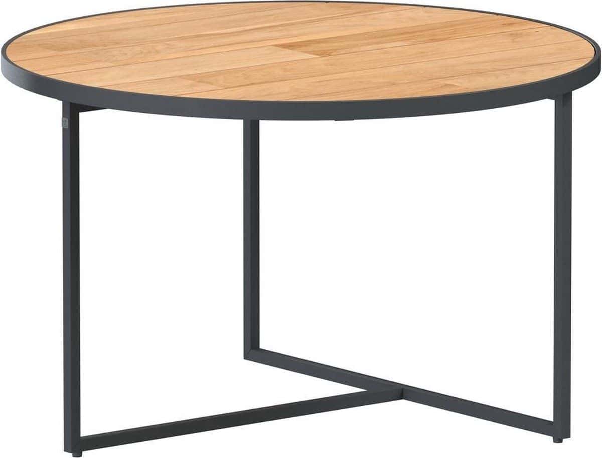 4 seasons strada loungetafel Ø73 cm natural teak