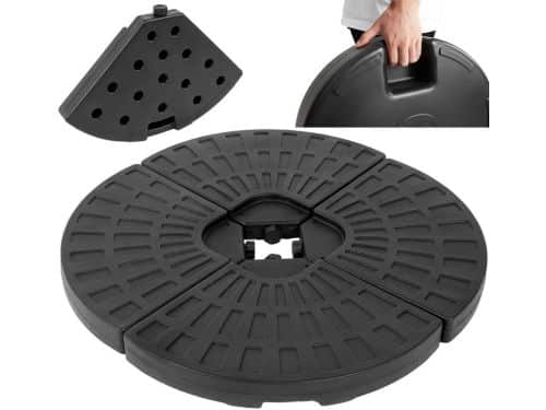 4 stuks - Paraplubasis - Vulbare Parasolvoet Set - Voor