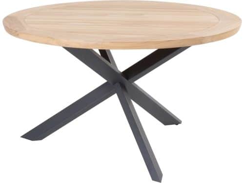 4SO - Taste Prado Dining Tafel Teak Antracite dia. 130