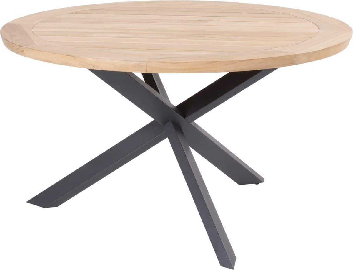 4so taste prado dining tafel teak antracite dia. 130