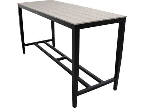 5-delige barset | 4 Isabel barstoelen Black | Cyprus bartafel