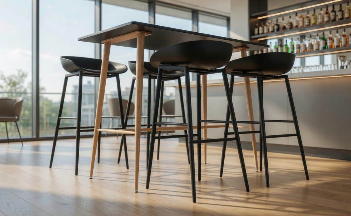 5 delige barset zwart bistroset zwart ganeey