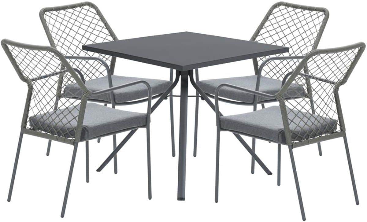 5 delige tuinset dido stoel mosgroen rimini tafel garden impressions